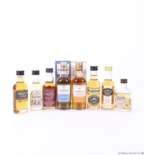 Miniatures - 2 x Macallan 6 x Various