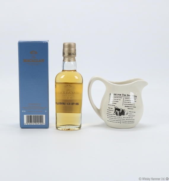 Macallan - 12 Year Old (Fine Oak) Miniature + Water Jug