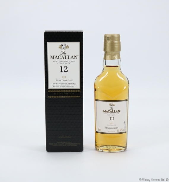 Macallan Gift Set & Bag - 12 Year Old Miniature & Limited Edition Mug