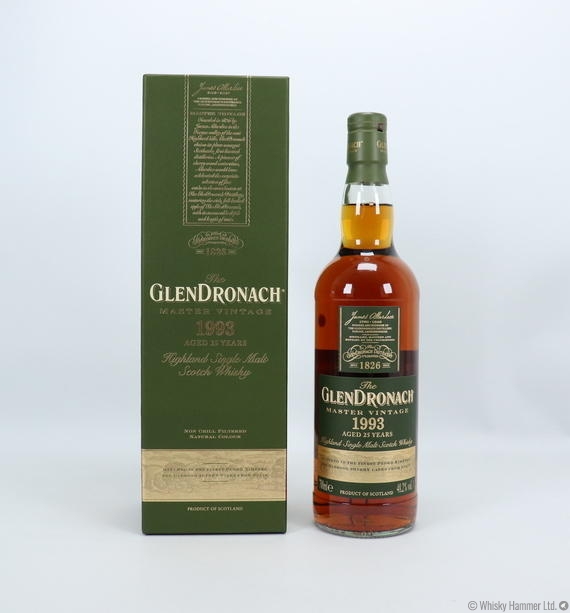 Glendronach - 25 Year Old (1993 Master Vintage, Limited Edition)