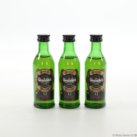 Glenfiddich - 12 Year Old (Special Reserve) 3 x 5cl
