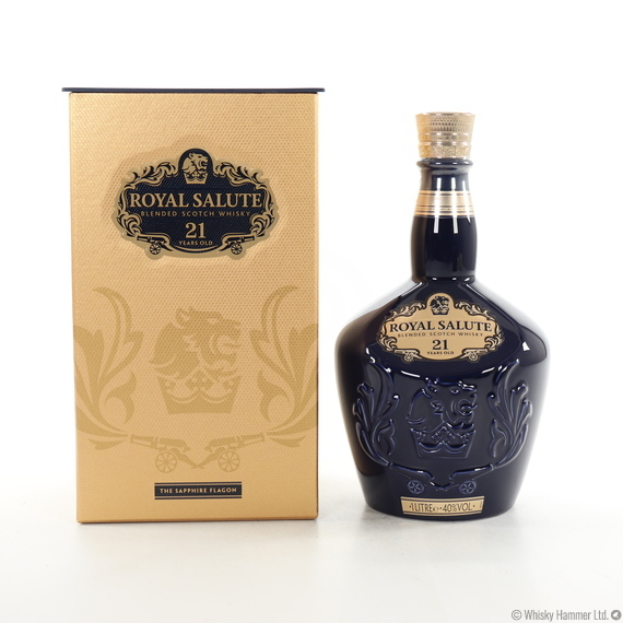 Chivas - Royal Salute 21 Year Old (Sapphire) 1 Litre Whisky