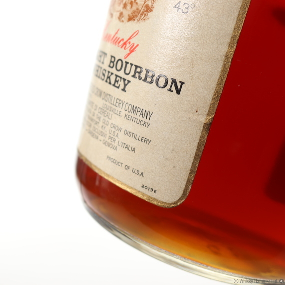 Old Crow - Kentucky Straight Bourbon (1960s) Half Gallon