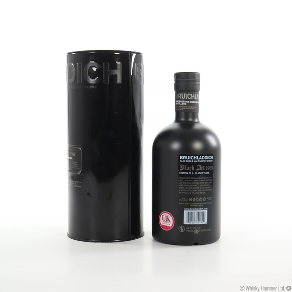 Bruichladdich - 21 Year Old (Black Art 1989) Second Release