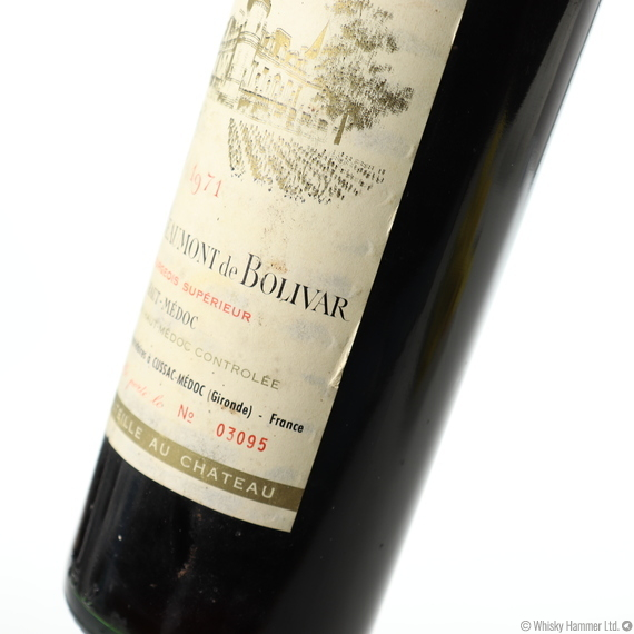Chateau Beaumont de Bolivar - 1971 (75cl)