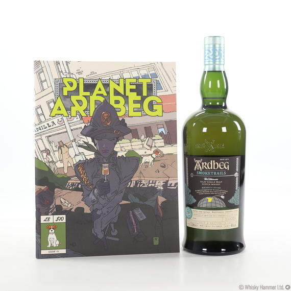 Ardbeg - Smoketrails (Manzanilla Edition) Traveller's Exclusive (1 Litre) + Comic