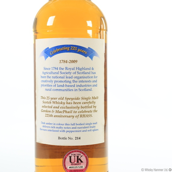 Speyside - 25 Year Old (The Royal Highland & Agricultural Society)