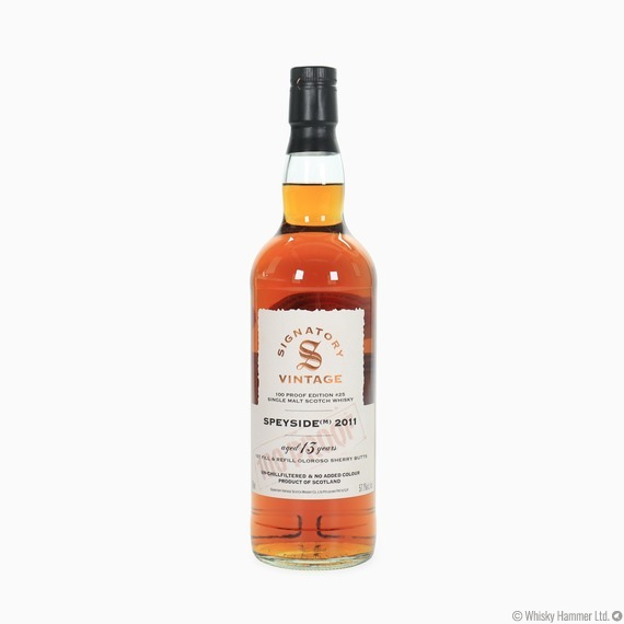 Speyside (M) - 13 Year Old (2011) 100 Proof Edition #25 (Signatory Vintage)