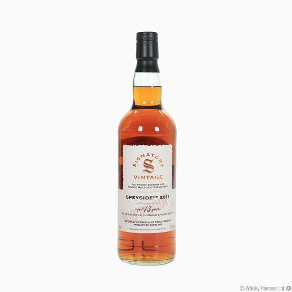Speyside (M) - 13 Year Old (2011) 100 Proof Edition #25 (Signatory Vintage)
