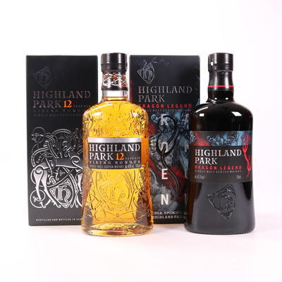 Highland Park Set - Dragon Legend & Viking Honour