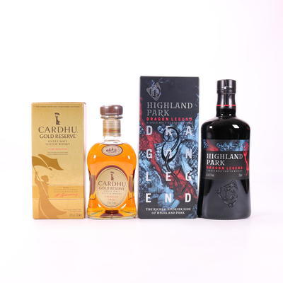 Highland Park - Dragon Legend & Cardhu - Gold Reserve