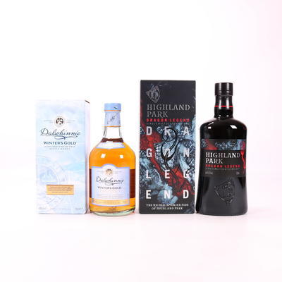 Highland Park - Dragon Legend & Dalwhinnie - Winter Gold
