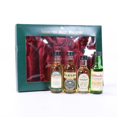 Selected Malt Whiskies - Miniature Set (4 x Miniatures)