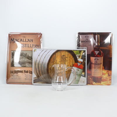 Macallan - Tin plates & water jug