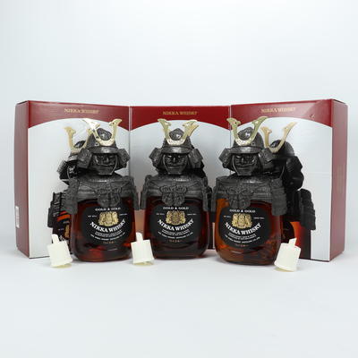 Nikka - Gold & Gold Samurai (3 x 75cl Bottles)