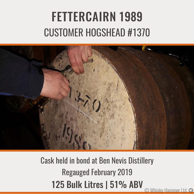 Fettercairn - 1989 Hogshead #1370 | Held In Bond