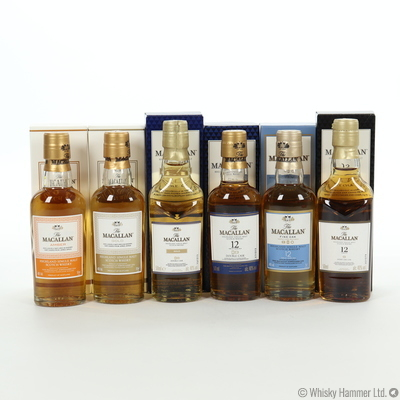 Macallan - 6 Assorted Miniatures (6 x 5cl)