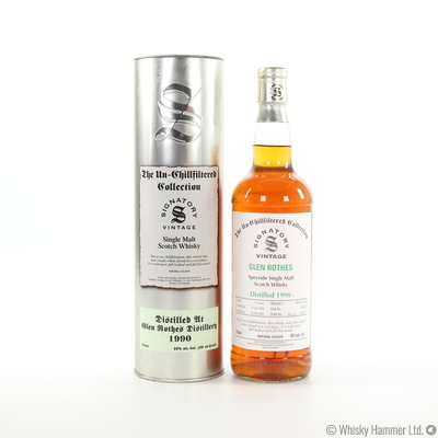 Glenrothes - 15 Year Old (1990) Signatory Vintage (75cl)