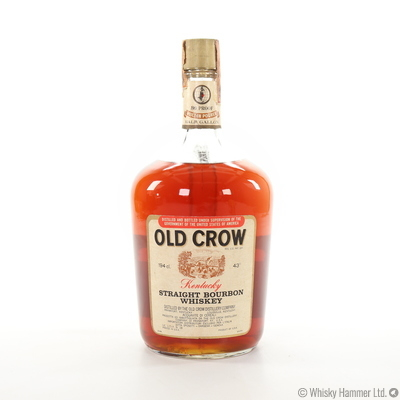 Old Crow - Kentucky Straight Bourbon (1960s) Half Gallon