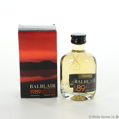 ウイスキー BALBLAIR 1989 50ml Balblair 1989 Vintage Highland Single Malt Scotch Review