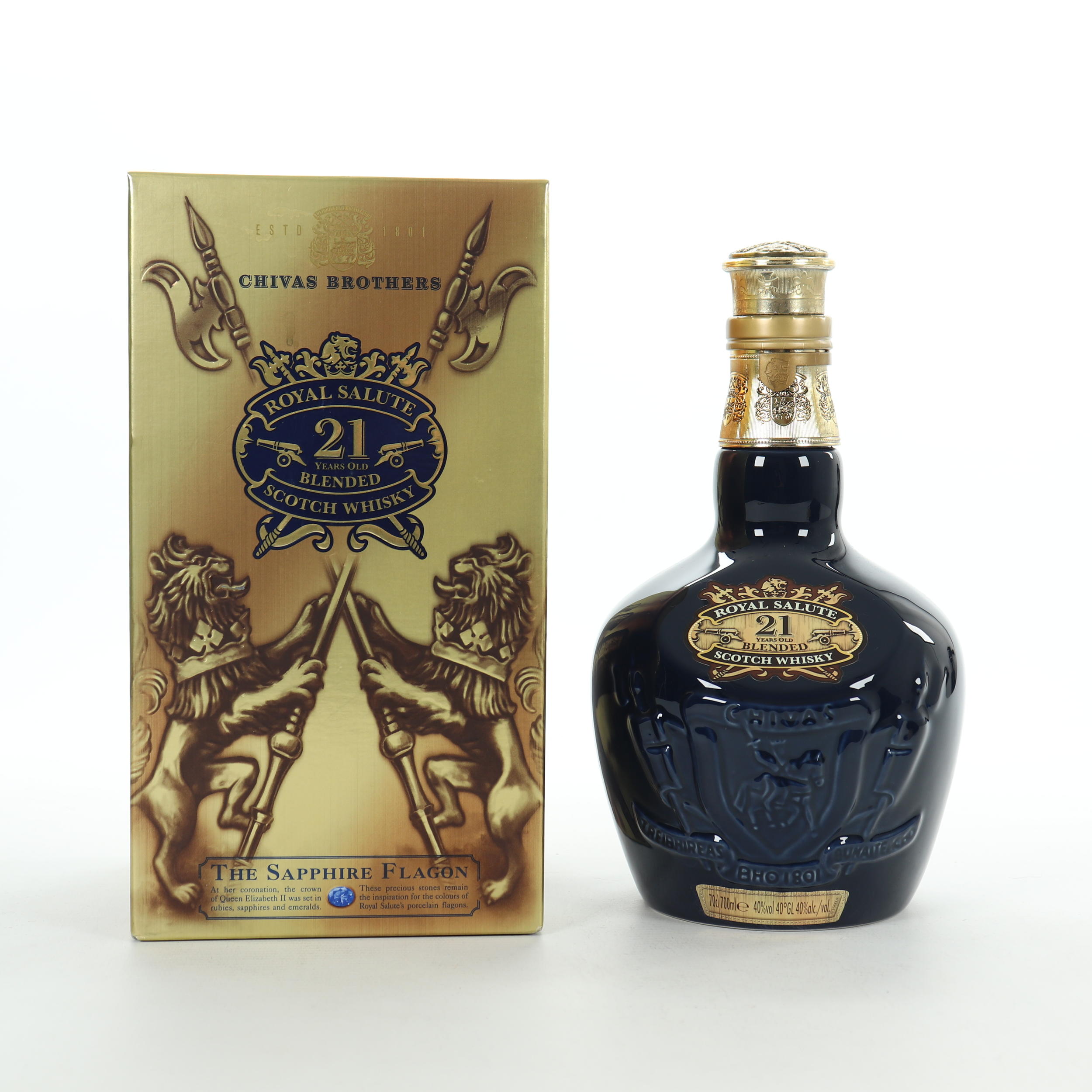 Chivas - Royal Salute 21 Year Old (Sapphire) Whisky Auction