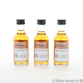 Miltonduff - 15 Year Old (Ballantine's Series 002) 3 x 5cl Thumbnail