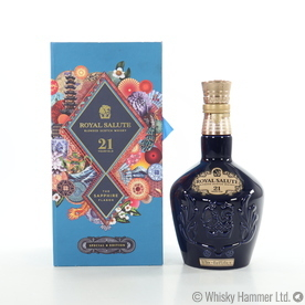 Chivas - Royal Salute 21 Year Old (The Sapphire Flagon) British Royal Traditions Special Edition Thumbnail